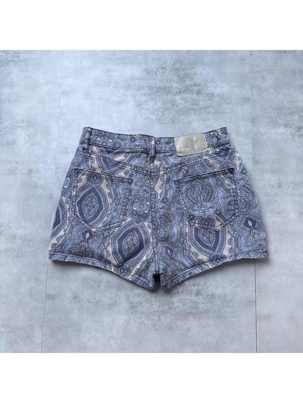 Y2K BCBG 00s Purple Grunge Shorts